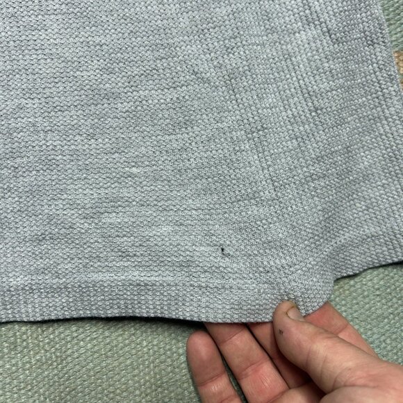 Vtg y2k long sleeve thermal shirt Southpole waffle knit skater distressed XL - Picture 11 of 11